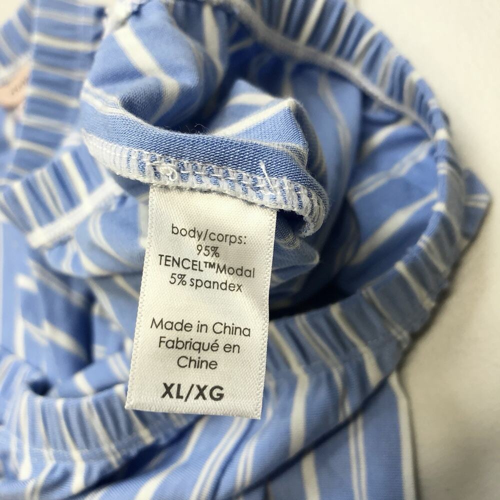NWT Eberjey Gisele Shortie Short Pajama Set Modal Blend Size XL Vista Blue - Picture 9 of 10